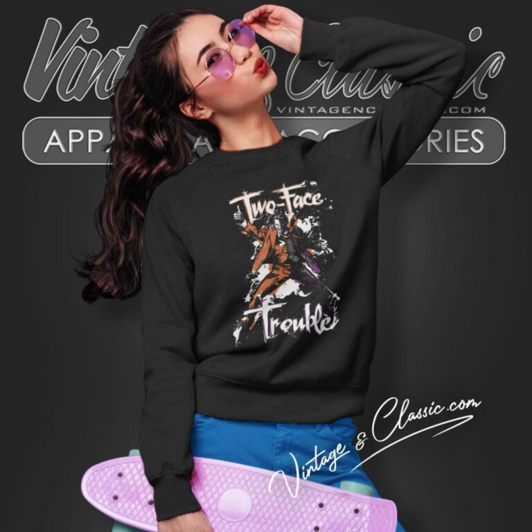 Batman Villains Two Face Sweatshirt Batman Villains Two Face Sweatshirt