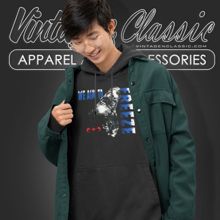 Batman We Aim To Freeze Hoodie Batman We Aim To Freeze Hoodie