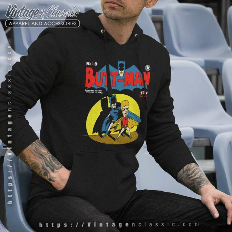 Batman X Beavis And Butthead Butt Man Hoodie Batman X Beavis And Butthead Butt Man Hoodie