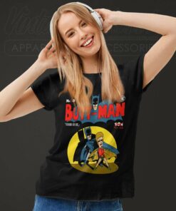 Batman X Beavis And Butthead Butt Man Women TShirt