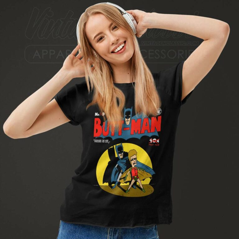 Batman X Beavis And Butthead Butt Man Women TShirt Batman X Beavis And Butthead Butt Man Women TShirt