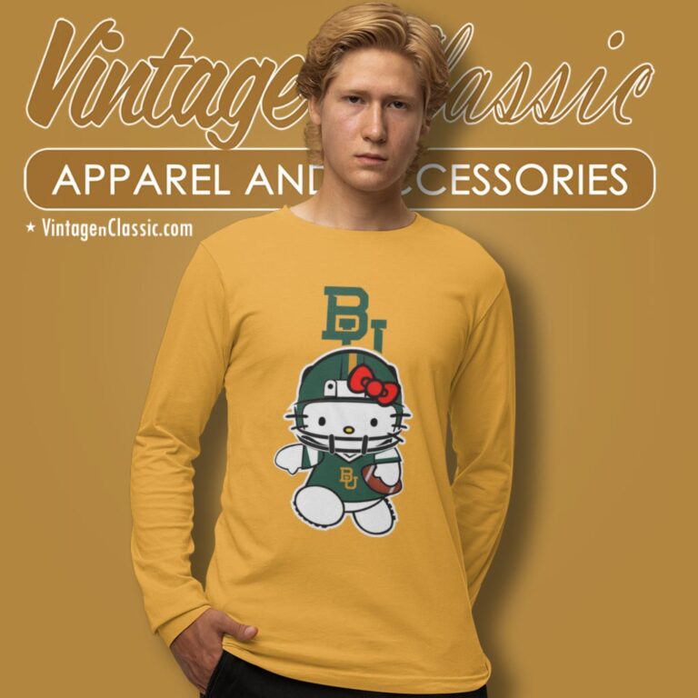 Baylor Bears Hello Kitty Long Sleeve Tee Baylor Bears Hello Kitty Long Sleeve Tee