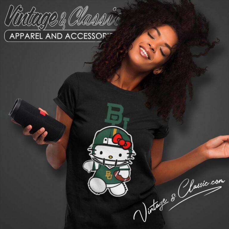 Baylor Bears Hello Kitty Women T Shirt Baylor Bears Hello Kitty Women T Shirt