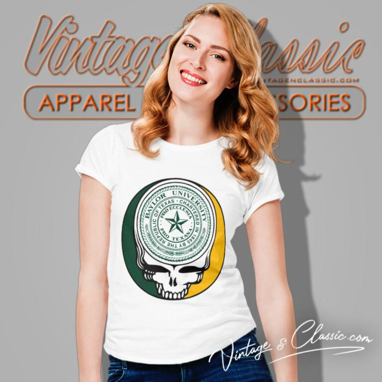 Baylor University Grateful Dead Steal Your Face Women T Shirt Baylor University Grateful Dead Steal Your Face Women T Shirt