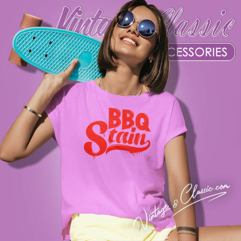 Bbq Stain On White Women T Shirt Bbq Stain On White Women T Shirt