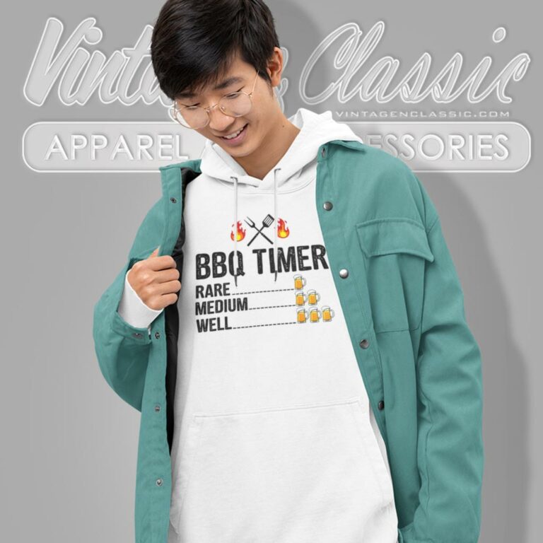 Bbq Timer Barbecue Grilling Beer Drinking Hoodie Bbq Timer Barbecue Grilling Beer Drinking Hoodie