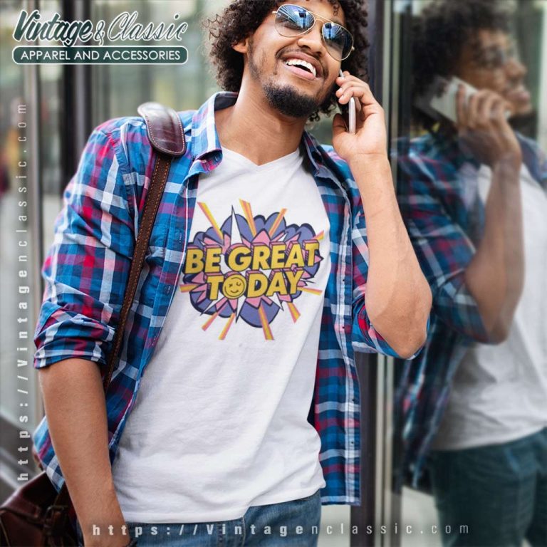 Be Great Today Shirt George Kittle Wearing Be Great Today V Neck TShirt Be Great Today Shirt George Kittle Wearing Be Great Today V Neck TShirt