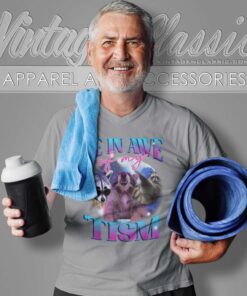 Be In Awe Of My Tism Possum Opossum V Neck TShirt