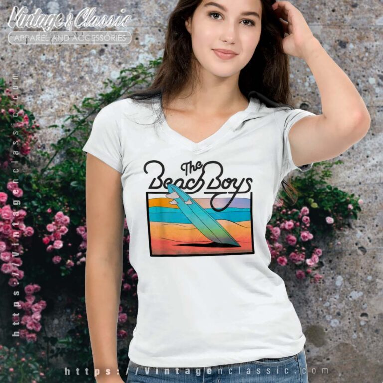 Beach Boys Beach Sunset Vneck 1 Beach Boys Beach Sunset Vneck 1
