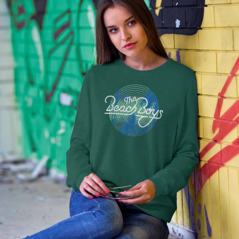 Beach Boys Circle Vibration Palm Trees Sweatshirt Beach Boys Circle Vibration Palm Trees Sweatshirt