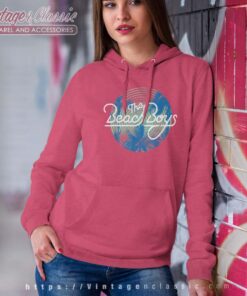 Beach Boys Circle Vibration Palm Trees Women Hoodie