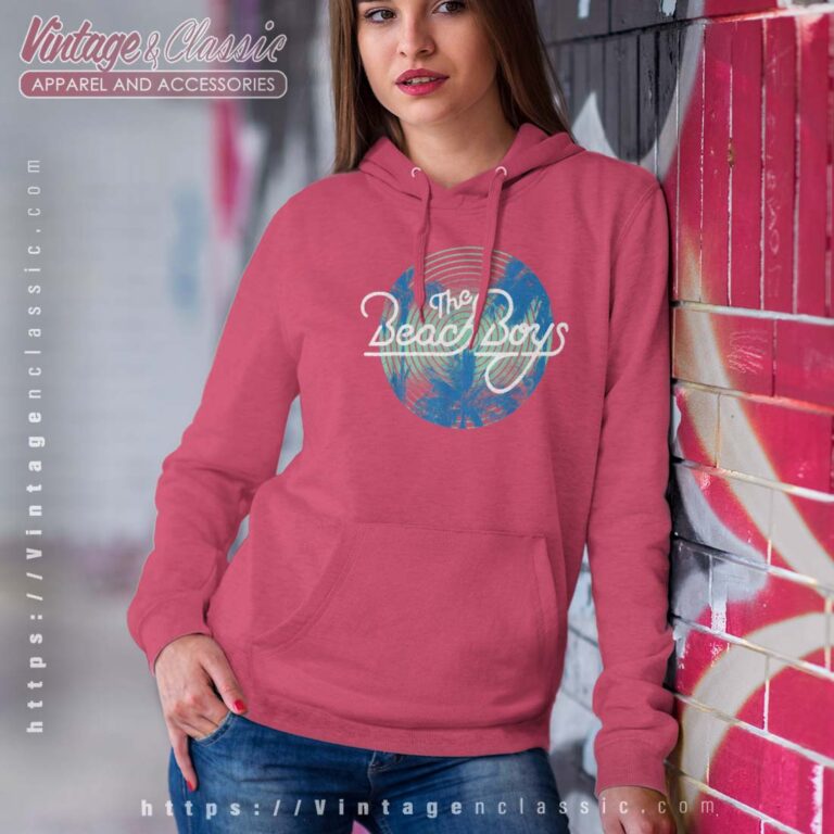 Beach Boys Circle Vibration Palm Trees Women Hoodie Beach Boys Circle Vibration Palm Trees Women Hoodie