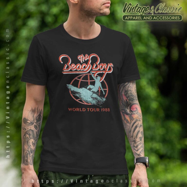 Beach Boys World Tour 1988 Tshirt Beach Boys World Tour 1988 Tshirt