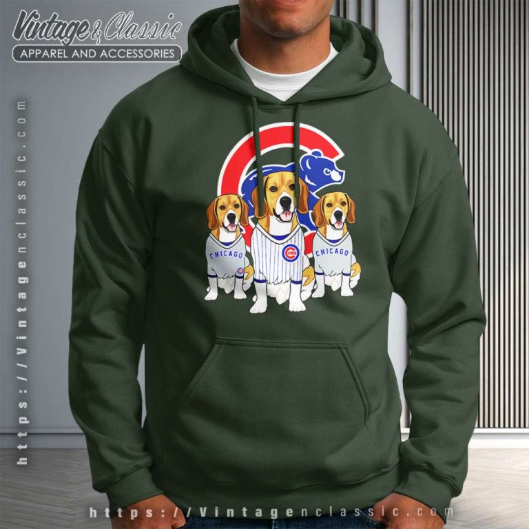 Beagle Dog Chicago Cubs Hoodie Beagle Dog Chicago Cubs Hoodie