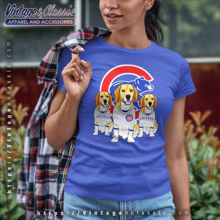 Beagle Dog Chicago Cubs Women TShirt Beagle Dog Chicago Cubs Women TShirt