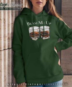 Beam Me Up Jim Whiskey Booze Hoodie