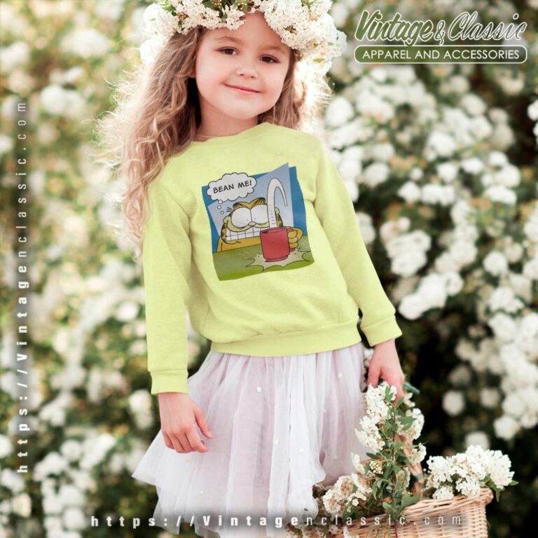 Bean Me Garfield Sweatshirt Youth and Kid Bean Me Garfield Sweatshirt Youth and Kid