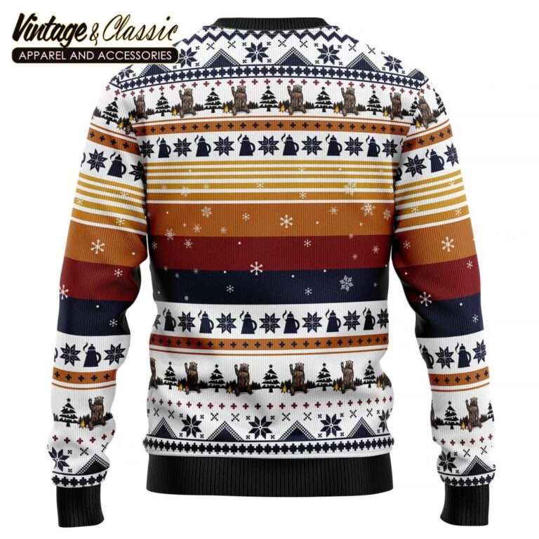 Bear Coffee Christmas Ugly Christmas Sweater Sweatshirt Bear Coffee Christmas Ugly Christmas Sweater Sweatshirt