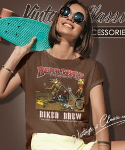 Bear Whiz Beer Biker Brew Women T Shirt