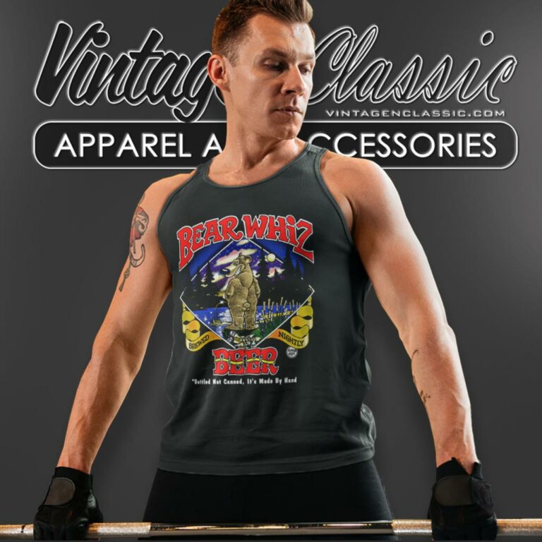 Bear Whiz Beer Bottled Not Canned Tank Top Racerback Bear Whiz Beer Bottled Not Canned Tank Top Racerback