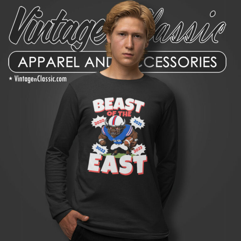 Beast Of The East Buffalo Bills Football Long Sleeve Tee Beast Of The East Buffalo Bills Football Long Sleeve Tee