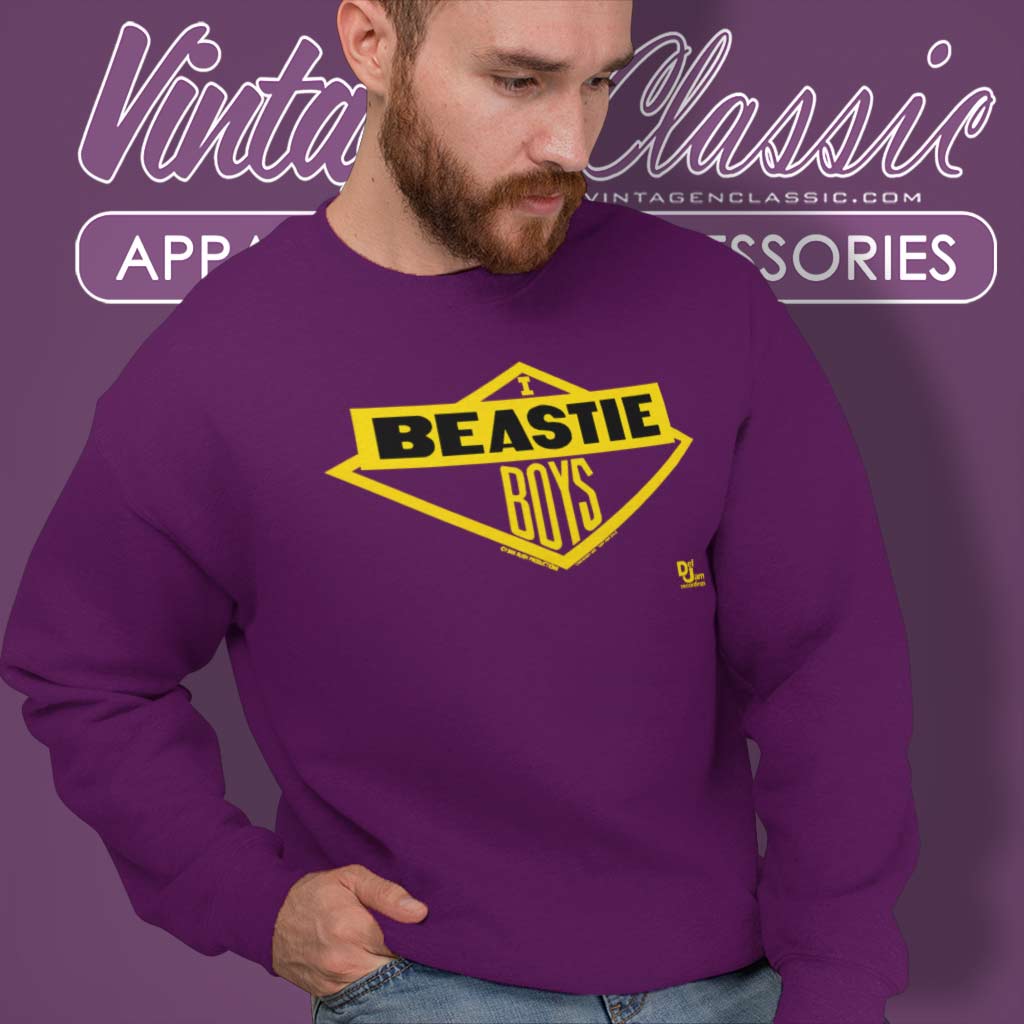Maglietta Uomo Beastie Boys Logo - Nero, Vestibilità Regular - Merch Ufficiale Della Band - T-Shirt Con Stampa Logo