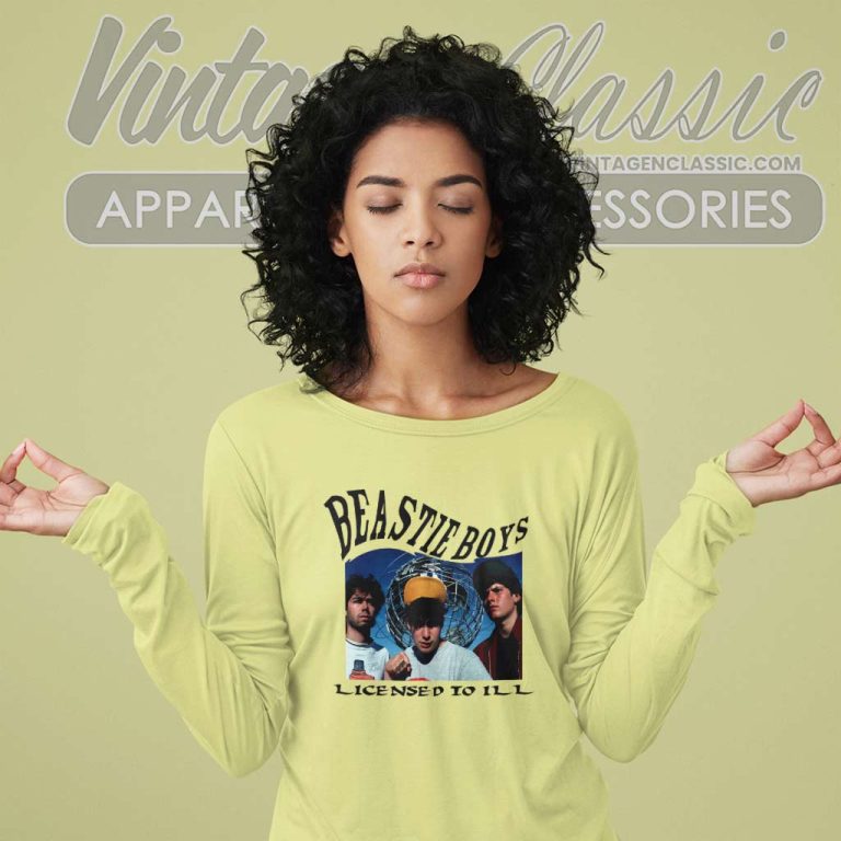 Beastie Boys Licensed To Ill Long Sleeve Tee Beastie Boys Licensed To Ill Long Sleeve Tee