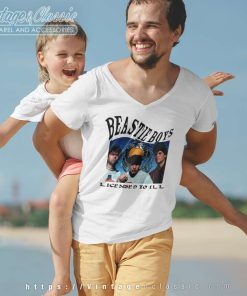 Beastie Boys Licensed To Ill V Neck TShirt