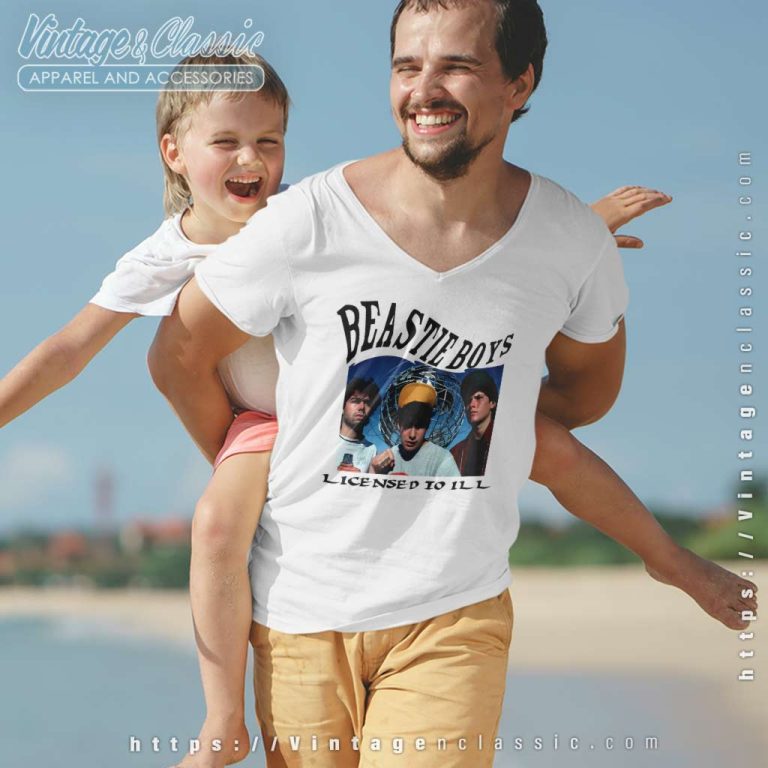 Beastie Boys Licensed To Ill V Neck TShirt Beastie Boys Licensed To Ill V Neck TShirt