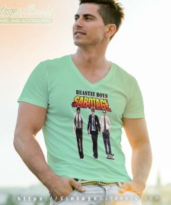 Beastie Boys Old Glory V Neck TShirt