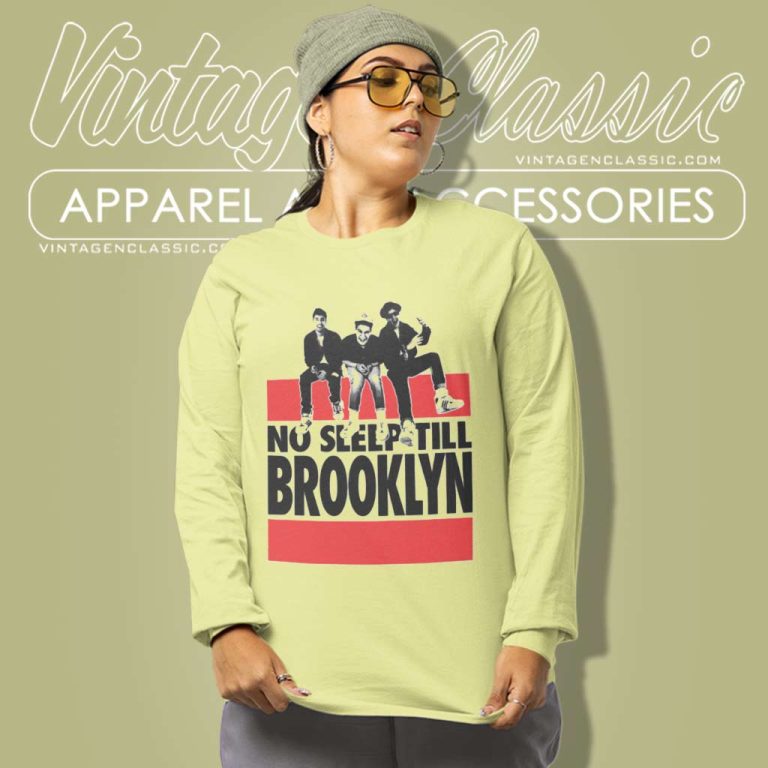 Beastie Boys Shirt No Sleep Till Brooklyn Long Sleeve Tee Beastie Boys Shirt No Sleep Till Brooklyn Long Sleeve Tee