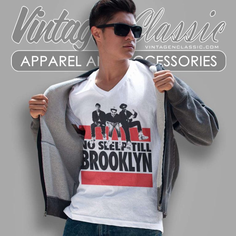Beastie Boys Shirt No Sleep Till Brooklyn V Neck TShirt Beastie Boys Shirt No Sleep Till Brooklyn V Neck TShirt