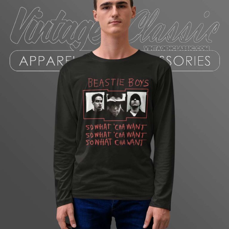 Beastie Boys Shirt So What Cha Want Long Sleeve Tee Beastie Boys Shirt So What Cha Want Long Sleeve Tee