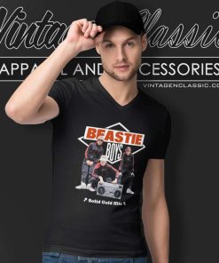 Beastie Boys Shirt Solid Gold Hits V Neck TShirt