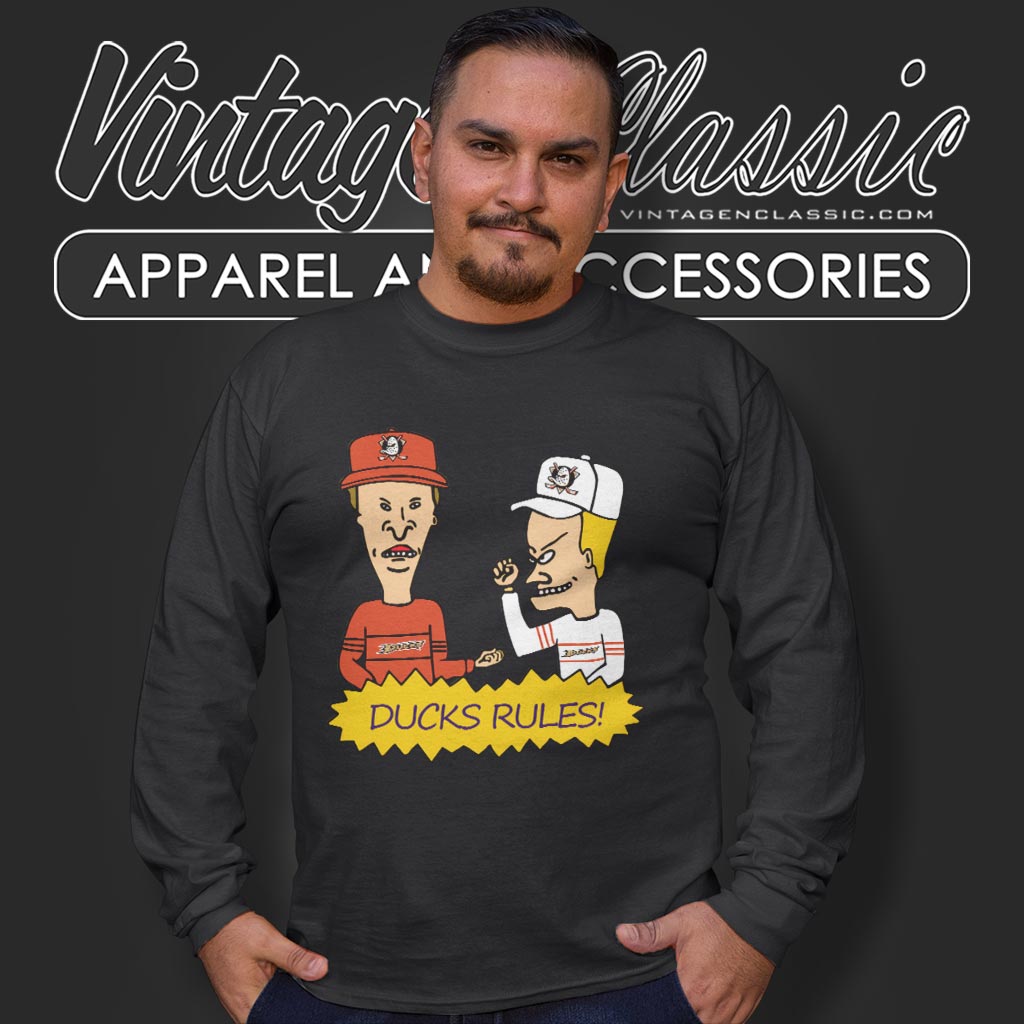 Beavis And Butt Head Anaheim Ducks Rules Shirt Beavis And Butt Head Anaheim Ducks Rules Shirt