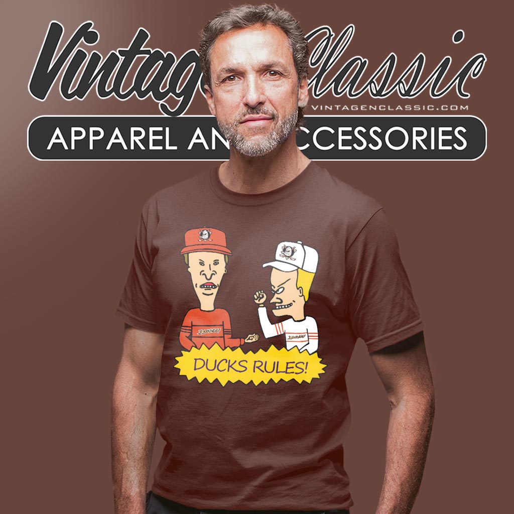 Beavis And Butt Head Anaheim Ducks Rules Shirt Beavis And Butt Head Anaheim Ducks Rules Shirt