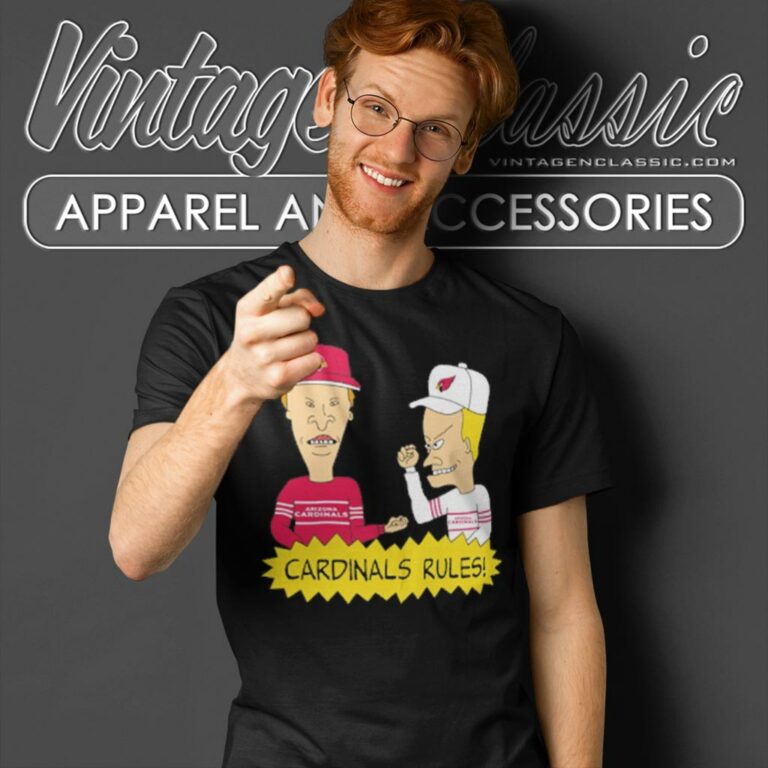 Beavis And Butt Head Arizona Cardinals Rules T Shirt Beavis And Butt Head Arizona Cardinals Rules T Shirt