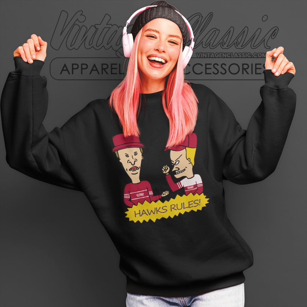 Beavis And Butt Head Atlanta Hawks Rules Shirt Beavis And Butt Head Atlanta Hawks Rules Shirt