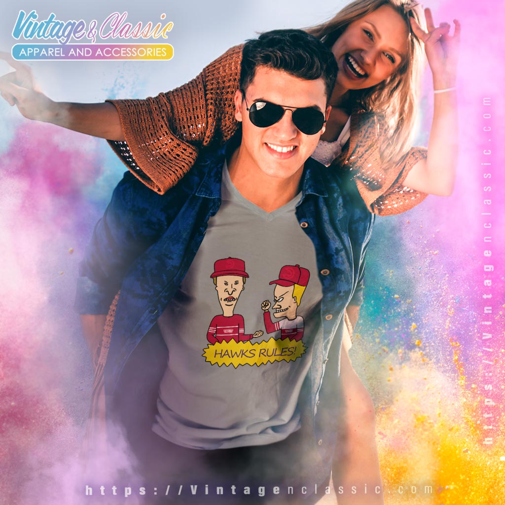 Beavis And Butt Head Atlanta Hawks Rules Shirt Beavis And Butt Head Atlanta Hawks Rules Shirt