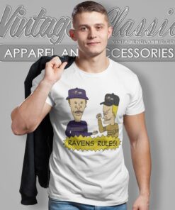 Beavis And Butt Head Baltimore Ravens Rules T Shirt