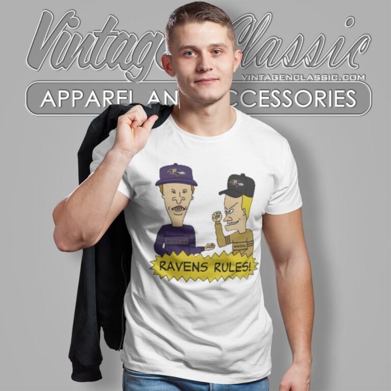 Beavis And Butt Head Baltimore Ravens Rules T Shirt Beavis And Butt Head Baltimore Ravens Rules T Shirt