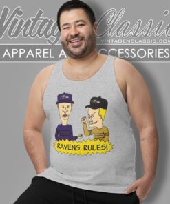 Beavis And Butt Head Baltimore Ravens Rules Tank Top Racerback