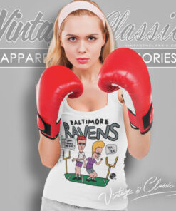 Beavis And Butt Head Baltimore Ravens Tank Top Racerback