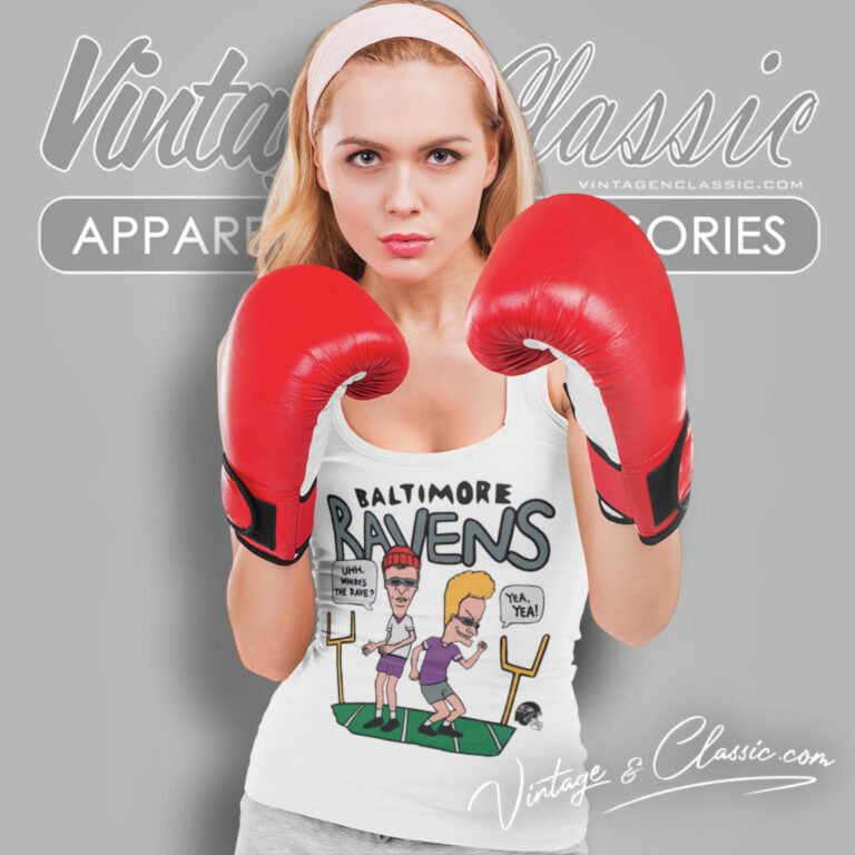 Beavis And Butt Head Baltimore Ravens Tank Top Racerback Beavis And Butt Head Baltimore Ravens Tank Top Racerback
