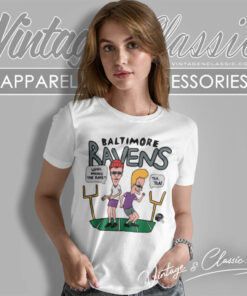 Beavis And Butt Head Baltimore Ravens Women T Shirt