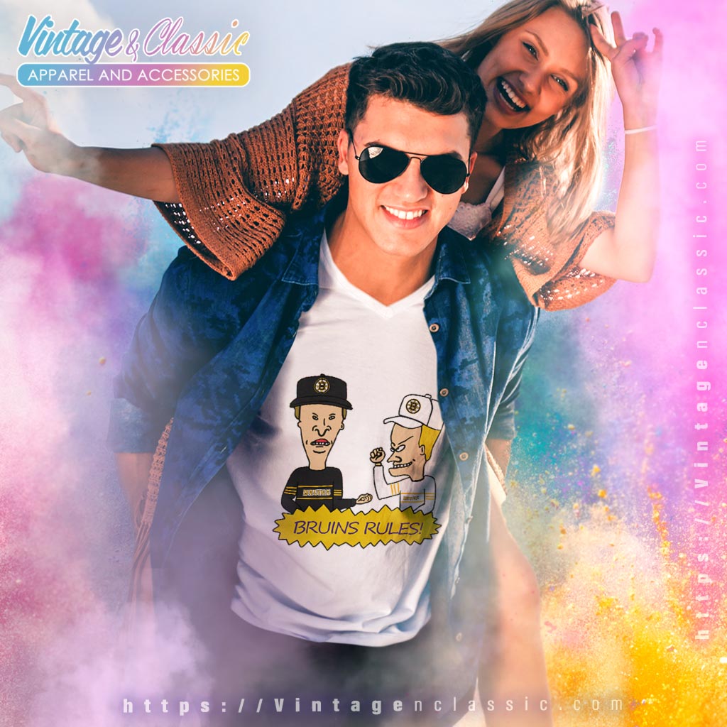 Beavis And Butt Head Boston Bruins Rules Shirt Beavis And Butt Head Boston Bruins Rules Shirt