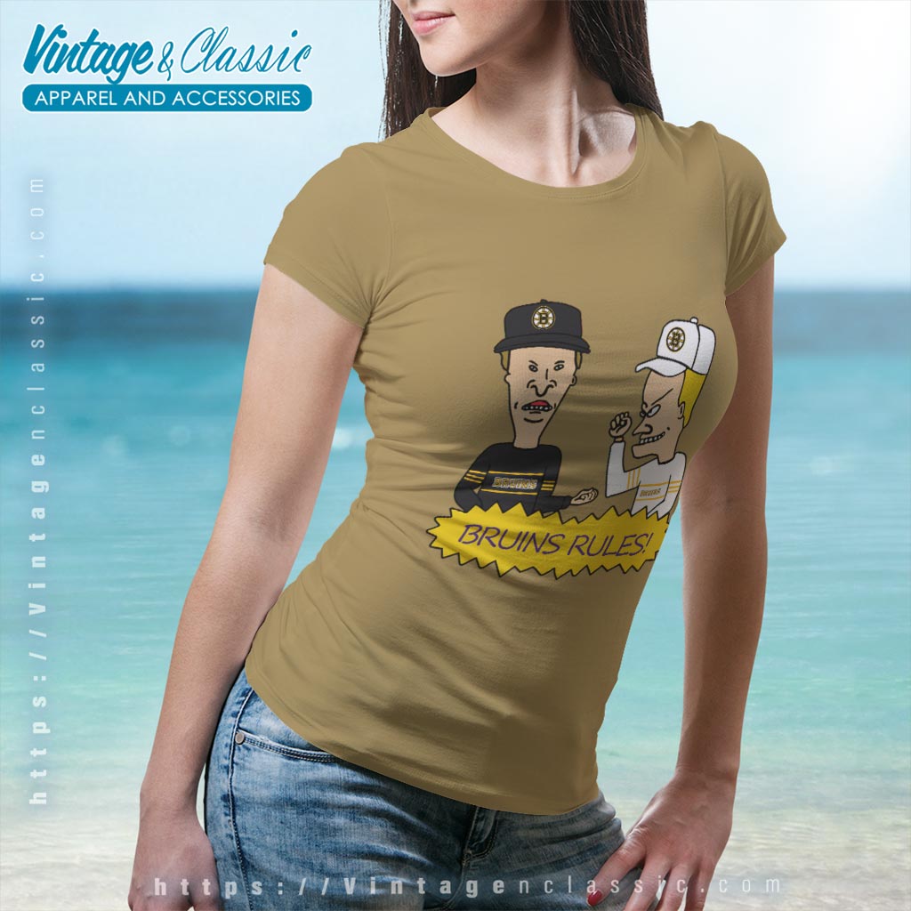 Beavis And Butt Head Boston Bruins Rules Shirt Beavis And Butt Head Boston Bruins Rules Shirt