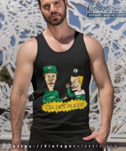 Beavis And Butt Head Boston Celtics Rules Shirt 4 Beavis And Butt Head Boston Celtics Rules Shirt Tank Top Racerback