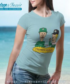 Beavis And Butt Head Boston Celtics Rules Shirt 6 Beavis And Butt Head Boston Celtics Rules Shirt Women T shirt