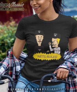 Beavis And Butt Head Brooklyn Nets Rules Shirt 6 Beavis And Butt Head Brooklyn Nets Rules Shirt Women T shirt